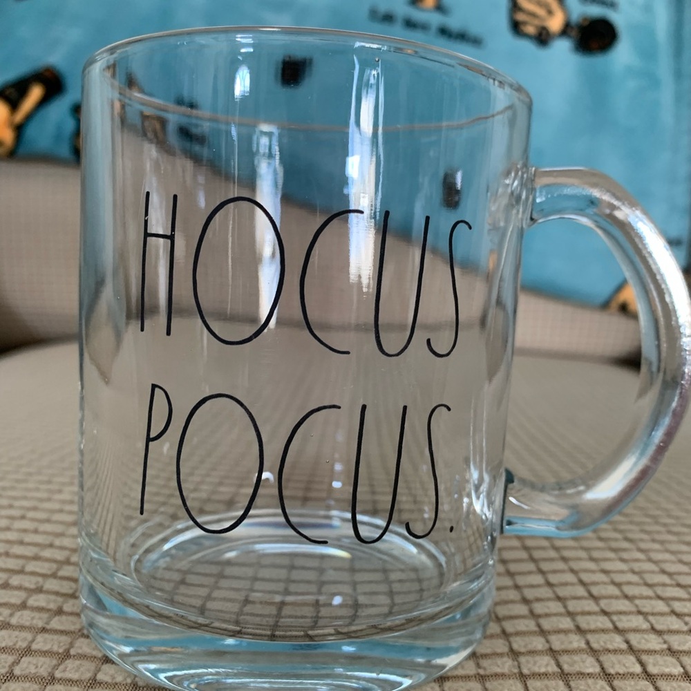Rae Dunn HOCUS POCUS 18 oz. Glass Mug